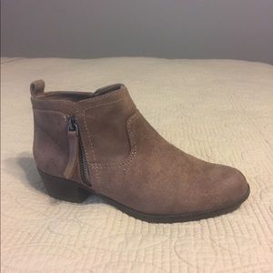 Suede booties
